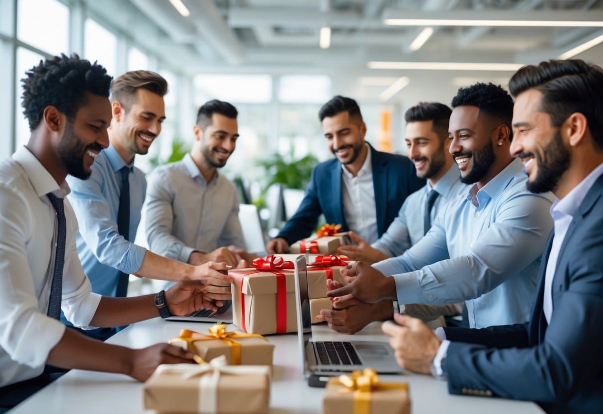 Sådan finder du gode gaver til mændene på arbejdspladsen